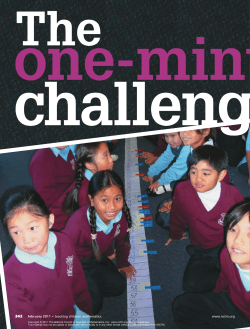 One-minute challenge