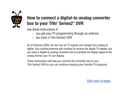 How to connect a digital-to-analog converter box to your TiVo
