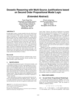 Doxastic Reasoning with Multi-Source Justifications