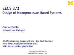 PPT - EECS @ Michigan - University of Michigan