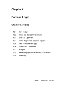 Text10-BooleanLogic - Learning Management Systems