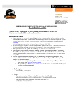 Touch Football Rules