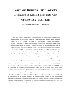 Least-Cost Transition Firing Sequence Estimation in Labeled Petri