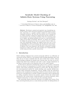 Symbolic Model Checking of Infinite-State Systems Using