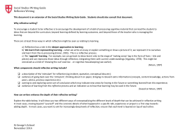 SS Reflective Writing Guide - Canvas