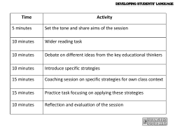 Developing students` language Practical strategy