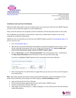 Certification Cards and Proof of Certification