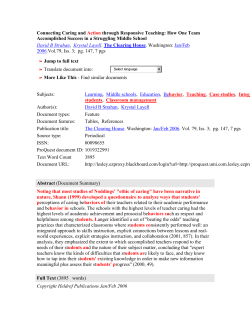 How One Team Accomplished Success in a Struggling