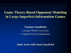 Sandholm slides - Duke Computer Science