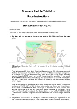 Manvers Paddle Triathlon