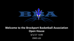 Basketball Open House