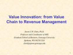 Chapter 3 Effects of IT on Strategy and Competition