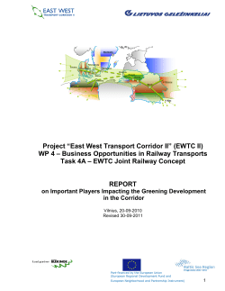 Important Players Impacting the Greening Development