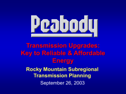 Peabody Energy Corporation Project Thoroughbred Board