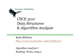 Algorithm Analysis1