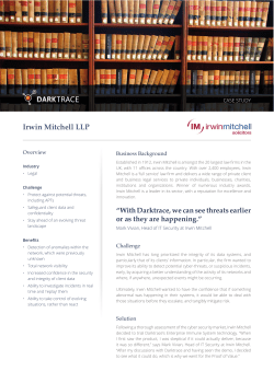 Darktrace Case Study: Irwin Mitchell, Leading UK Law Firm