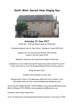 South West Shape-Note