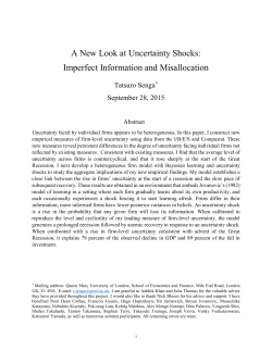 A New Look at Uncertainty Shocks: Imperfect Information and