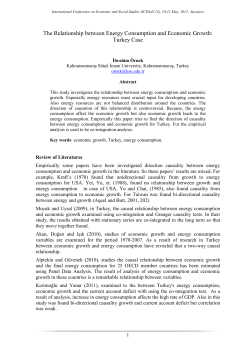 International Conference on Economic and Social Studies, 10