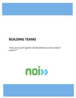 Participant Guide Building Teams
