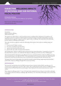 subjective wellbeing impacts of national and sub