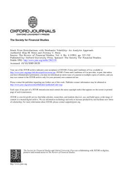 Stock Price Distributions with Stochastic Volatility: An Analytic
