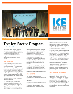 The Ice Factor Program