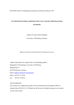 Cue-elicited food seeking is eliminated with aversive outcomes