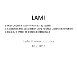 LAMI User Oriented Trajectory Similarity Search Calibree