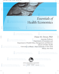 Essentials of Health Economics