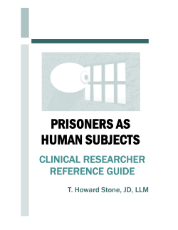 prisoners as human subjects