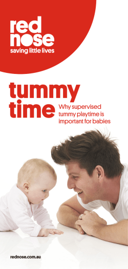 timeWhy supervised tummy playtime is important for babies