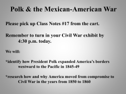 Opposition to Polk`s War