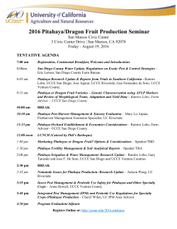 2016 Pitahaya/Dragon Fruit Festival/Field Day