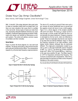 AN148 &ndash; Does Your Op Amp Oscillate?