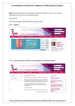 How to join APM and what benefits it offers