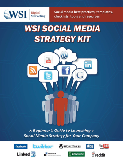 Social Media Strategy Kit - WSI Polaris Digital Marketing