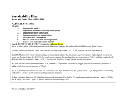 Sustainability Plan