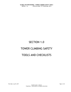 1.0 Tower Climbing - Alcatel