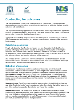 Contracting for Outcomes