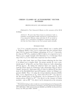 CHERN CLASSES OF AUTOMORPHIC VECTOR BUNDLES
