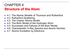 Structure of the Atom