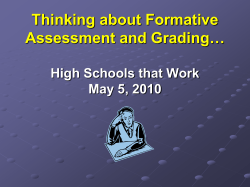 Thinking About Student Grades