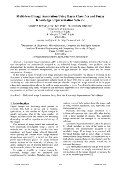 Multi-level Image Annotation Using Bayes Classifier and