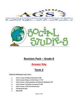 grade 8 revision pack term 2 answer key