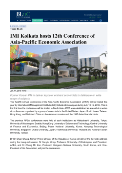 IMI Kolkata hosts 12th Conference of Asia