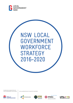 NSW LOCAL GOVERNMENT WORKFORCE STRATEGY 2016-2020