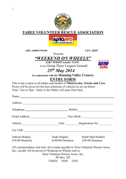 TAREE VOLUNTEER RESCUE ASSOCIATION Truck Trophies