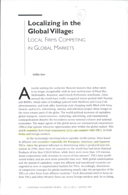 Localizing in the Global Village: