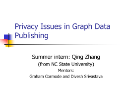 Privacy Preserving in Graph data publishing